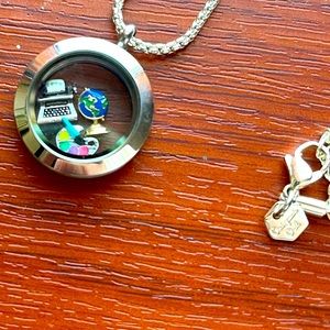 Oragami owl necklace *charms included*